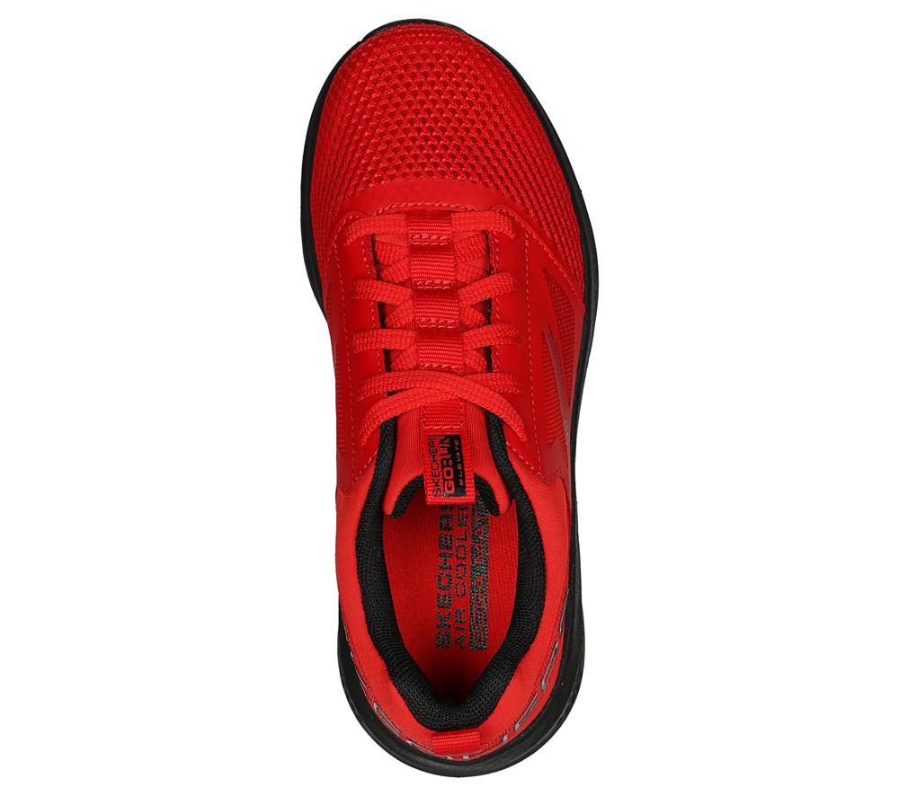Boys's Skechers GO RUN Elevate - Cipher Sneakers Red  USA |  8204-UXDMQ