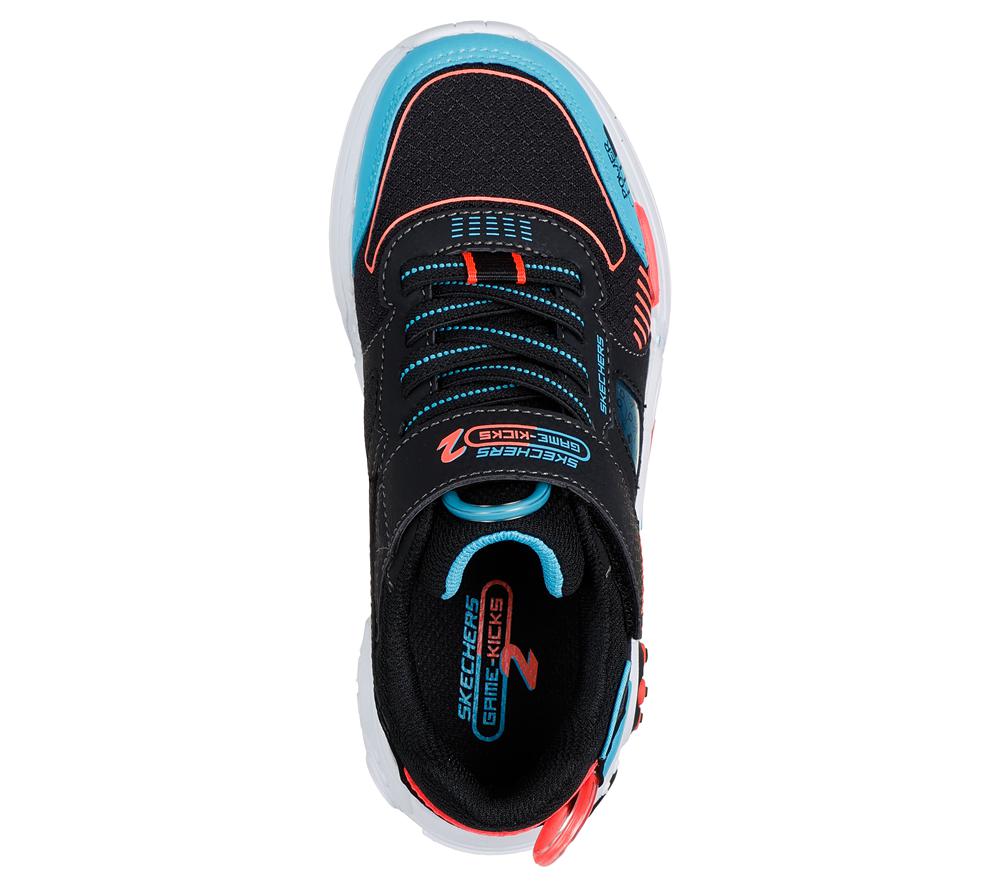 Boys's Skechers Game Kicks: Gametronix 2.0 Sneakers Black / Multicolor  USA |  3451-ASCJZ