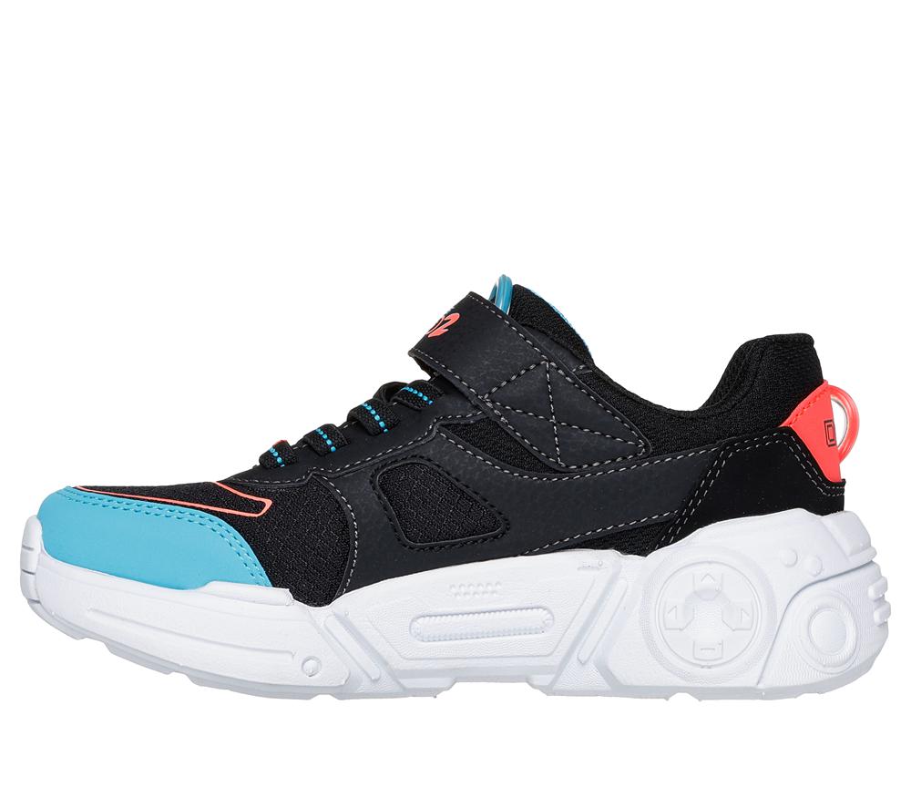 Boys's Skechers Game Kicks: Gametronix 2.0 Sneakers Black / Multicolor  USA |  3451-ASCJZ