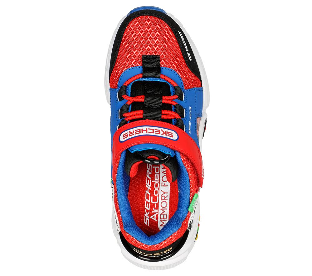 Boys's Skechers Game Kicks: Gametronix Sneakers Blue / Multicolor  USA |  9283-VBJTL