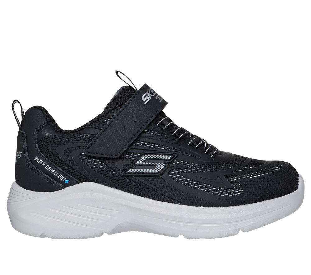 Boys\'s Skechers Hyper-Blitz - Tuff-Tronix Sneakers Black / Silver  USA |  7264-SHRFL