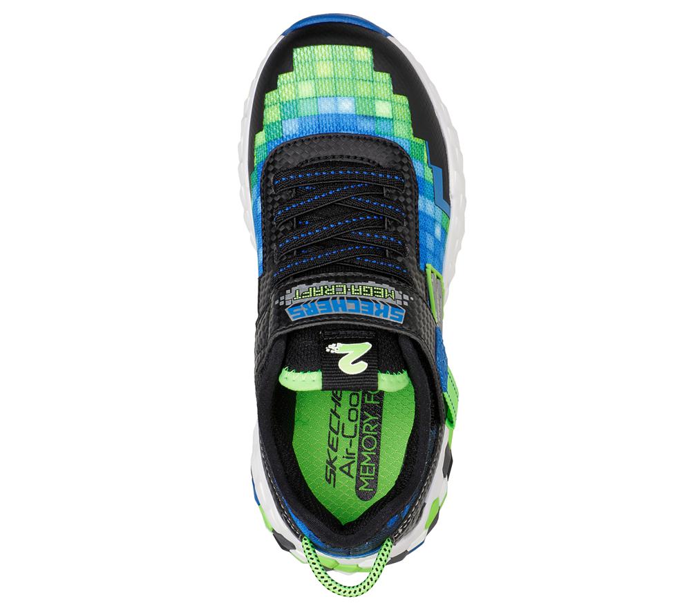 Boys's Skechers Mega-Craft 2.0 Sneakers Black / Lime  USA |  8251-IBDJL
