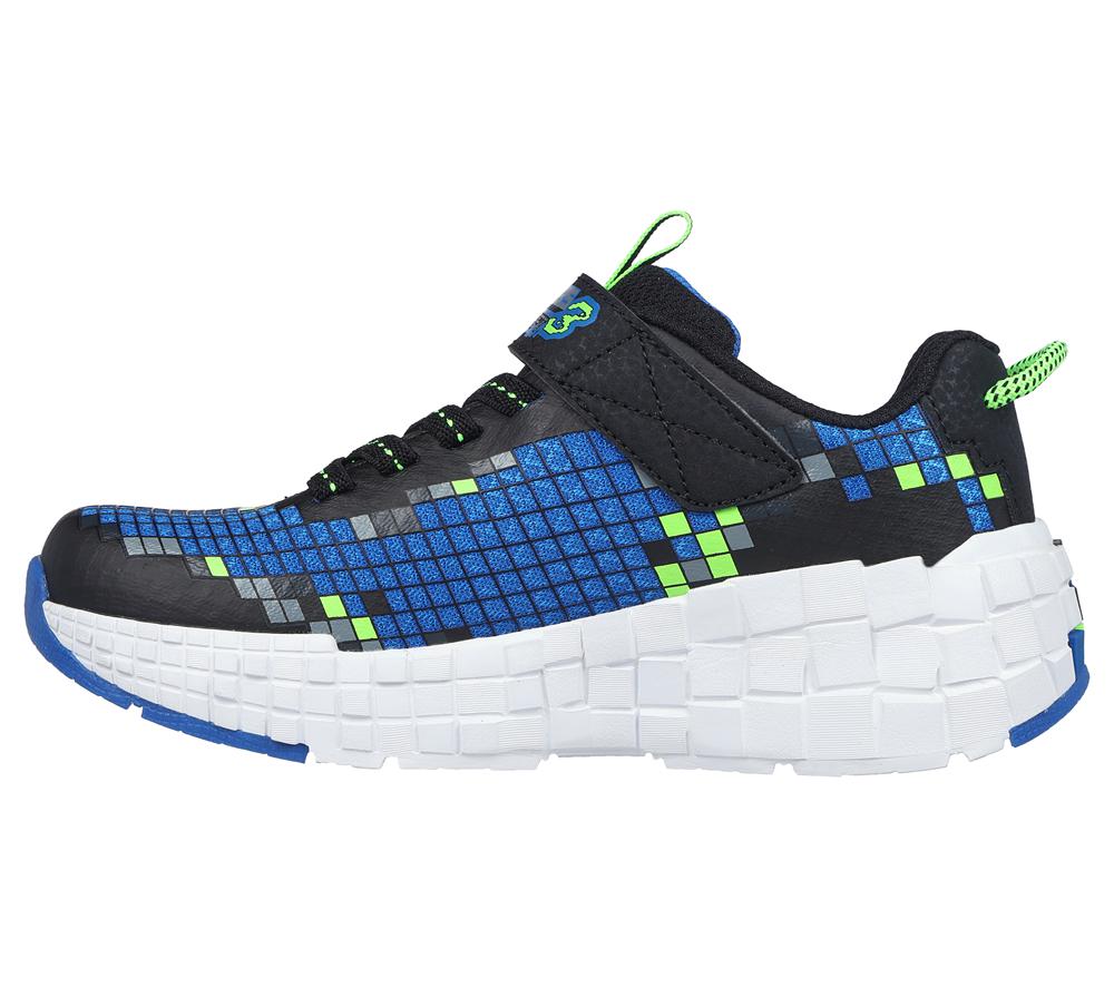Boys's Skechers Mega-Craft 3.0 Slip On Shoes Black / Lime  USA |  8435-BMOCN