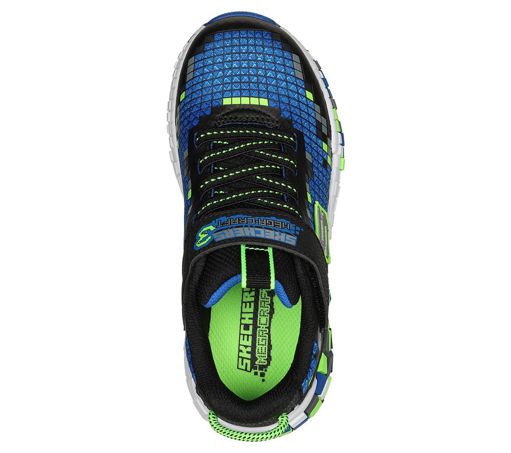 Boys's Skechers Mega-Craft 3.0 Sneakers Black / Lime  USA |  9013-SZGPI