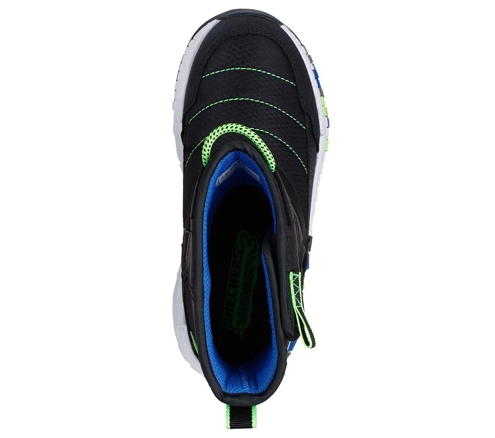 Boys's Skechers Mega-Craft 3.0 Sneakers Black / Lime  USA |  6341-EFCLH