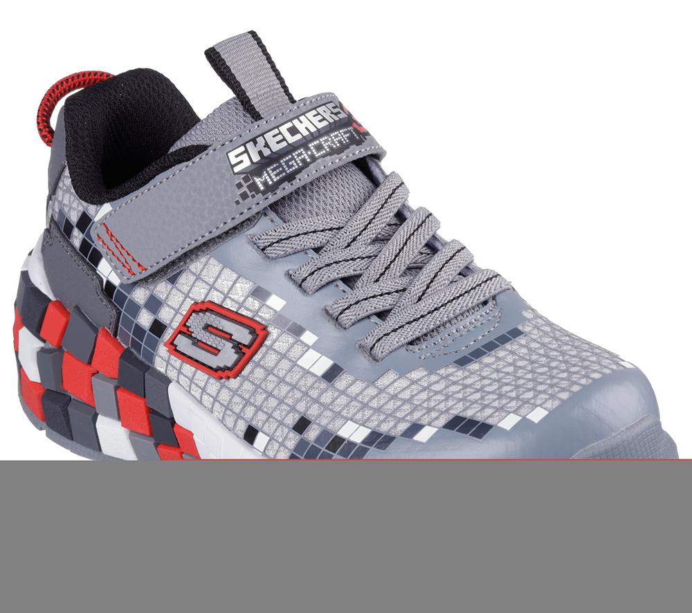 Boys's Skechers Mega-Craft 3.0 Sneakers Grey / Multicolor  USA |  2146-IAWBH