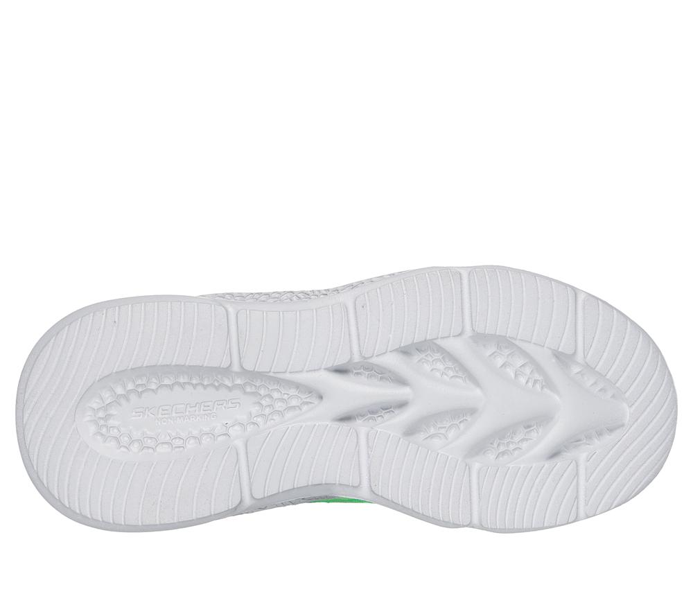 Boys's Skechers Meteor-Lights - Krendox Light Up Sneakers Black / Lime  USA |  0763-CMWSH