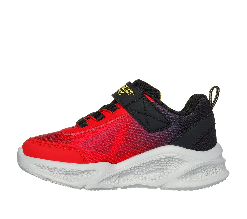 Boys's Skechers Meteor-Lights - Krendox Sneakers Red / Black  USA |  6490-PNITY