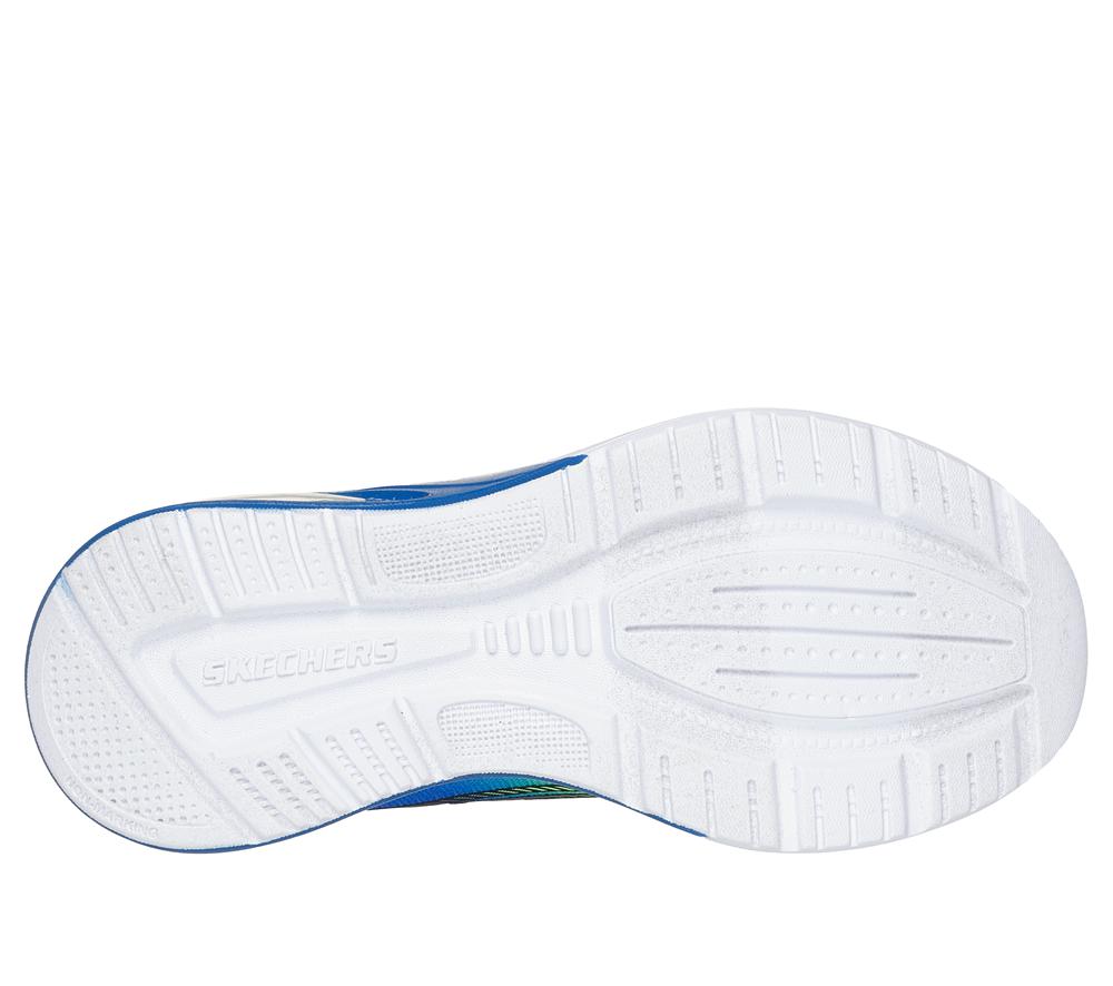 Boys's Skechers Microscope Max Advance Slip On Shoes Black / Lime  USA |  8043-ESNAZ