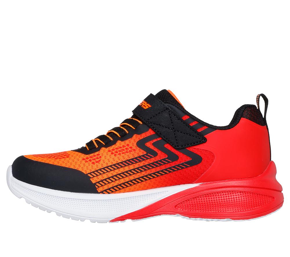 Boys's Skechers Microscope Max Advance Sneakers Black / Red  USA |  3256-HCQDF