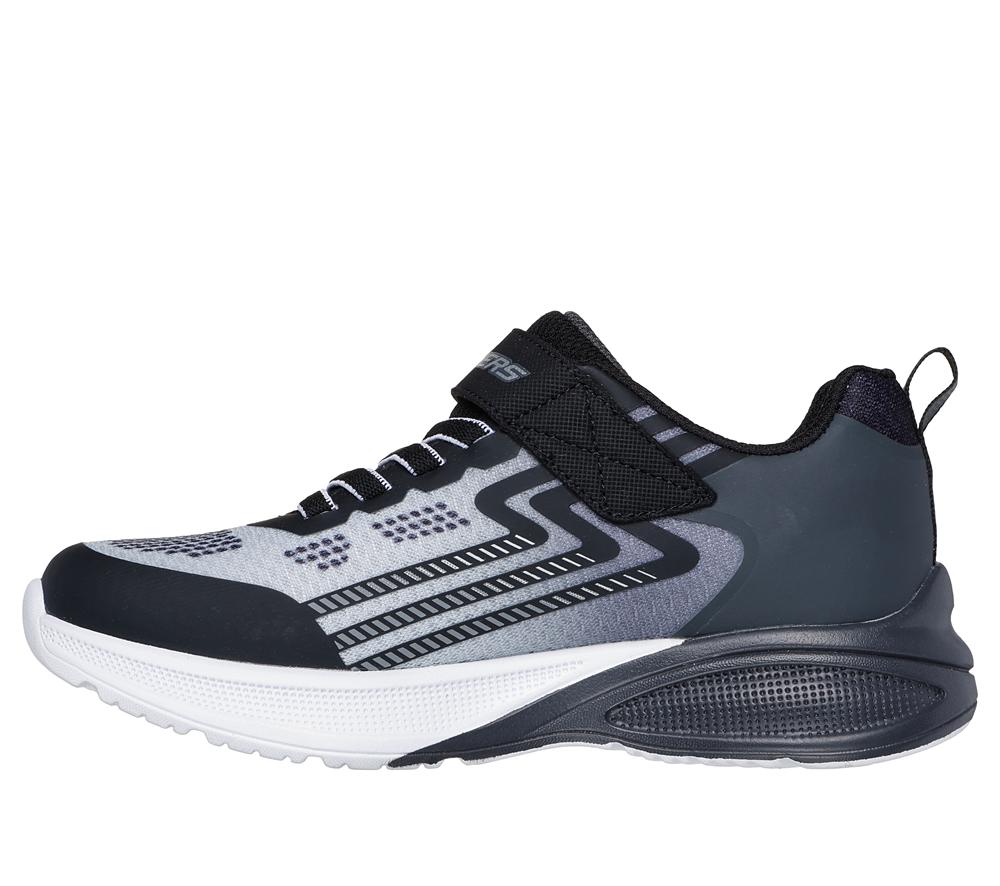 Boys's Skechers Microscope Max Advance Sneakers Black / Charcoal  USA |  7186-DSHPB