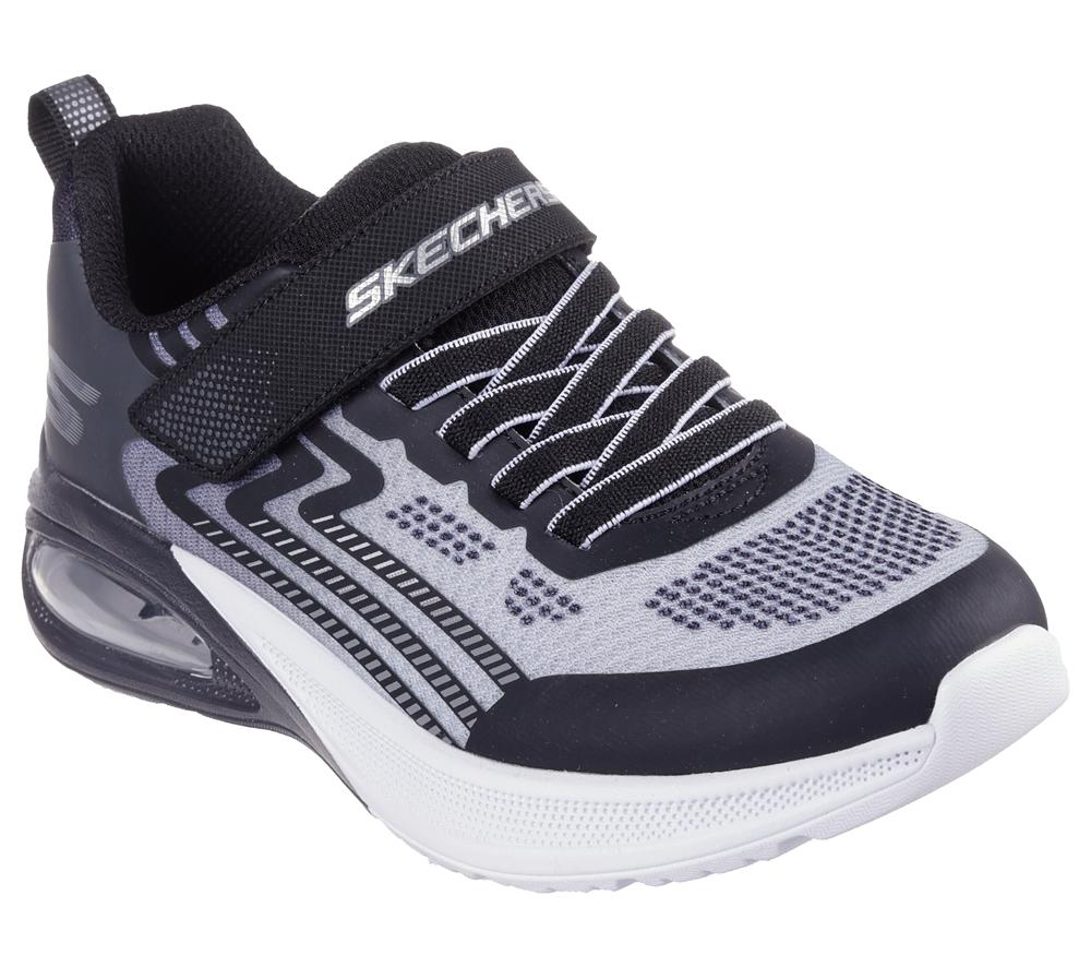 Boys's Skechers Microscope Max Advance Sneakers Black / Charcoal  USA |  7186-DSHPB