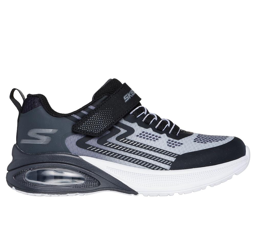 Boys\'s Skechers Microscope Max Advance Sneakers Black / Charcoal  USA |  7186-DSHPB