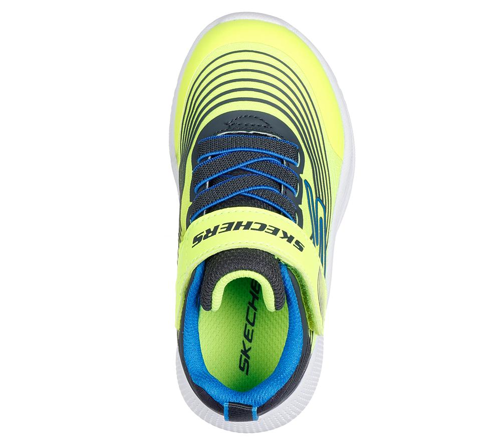Boys's Skechers Microspec Advance Sneakers Yellow / Blue  USA |  4593-IVWMQ