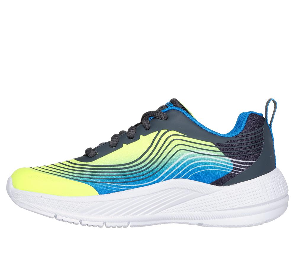 Boys's Skechers Microspec Advance - Revconix Sneakers Yellow / Blue  USA |  6418-JEYWA