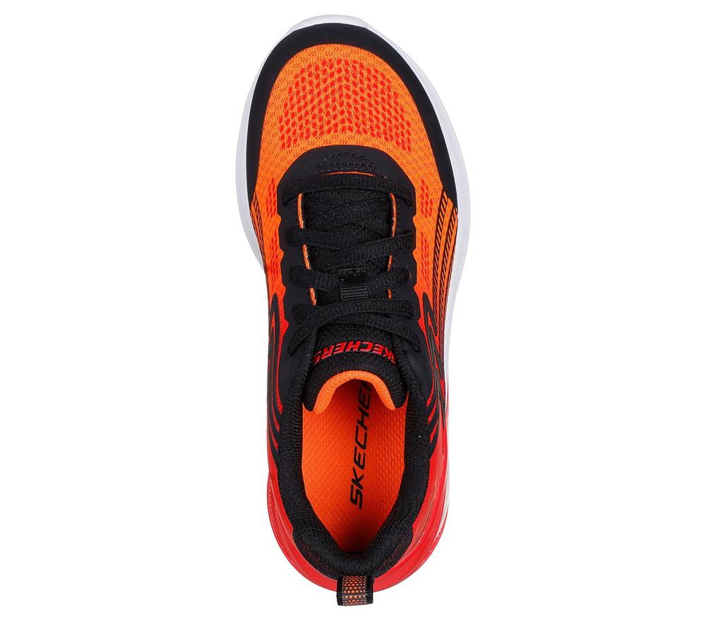 Boys's Skechers Microspec Max Advance - Vadieno Sneakers Black / Red  USA |  8051-VYPJD