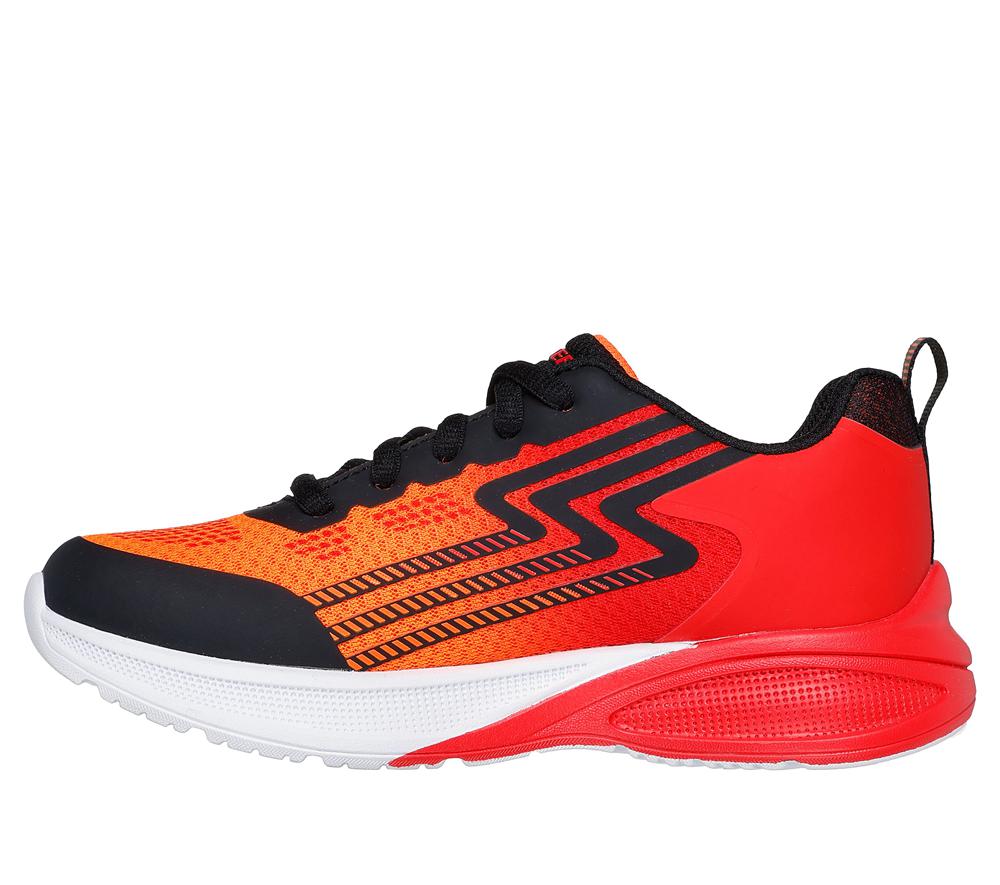 Boys's Skechers Microspec Max Advance - Vadieno Sneakers Black / Red  USA |  8051-VYPJD