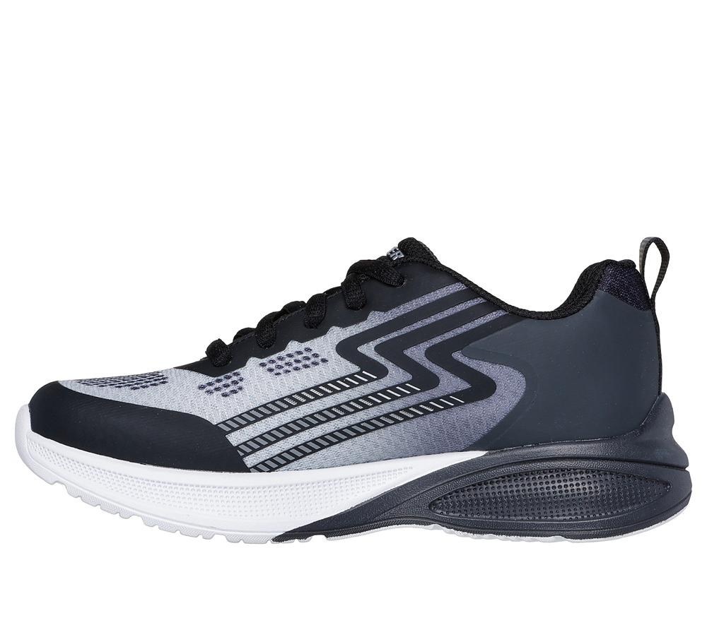Boys's Skechers Microspec Max Advance - Vadieno Sneakers Black / Charcoal  USA |  9450-YZSVI