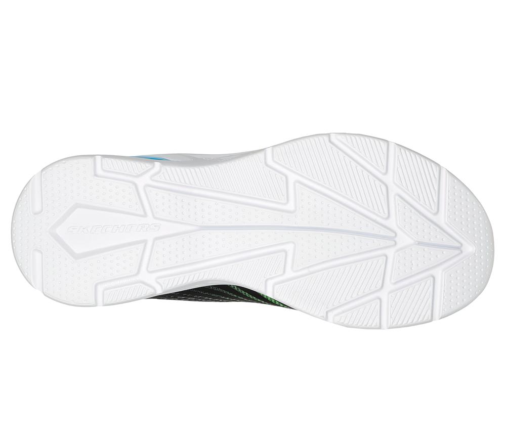 Boys's Skechers Microspec Max II Sneakers Black / Lime  USA |  0268-CIBHD
