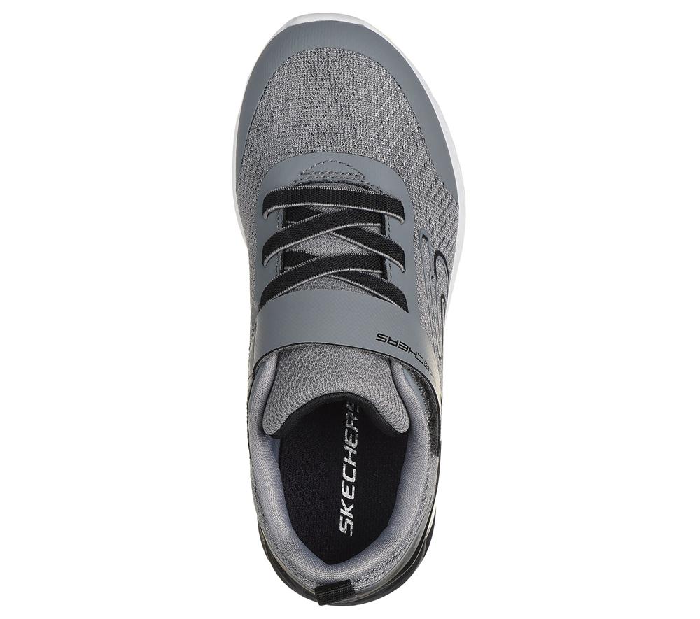 Boys's Skechers Microspec Max II - Vodrox Sneakers Grey / Black  USA |  1924-HGZTD