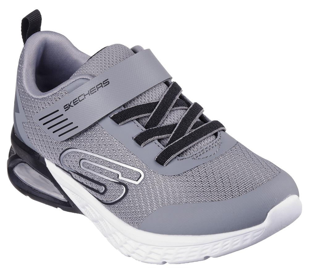 Boys's Skechers Microspec Max II - Vodrox Sneakers Grey / Black  USA |  1924-HGZTD