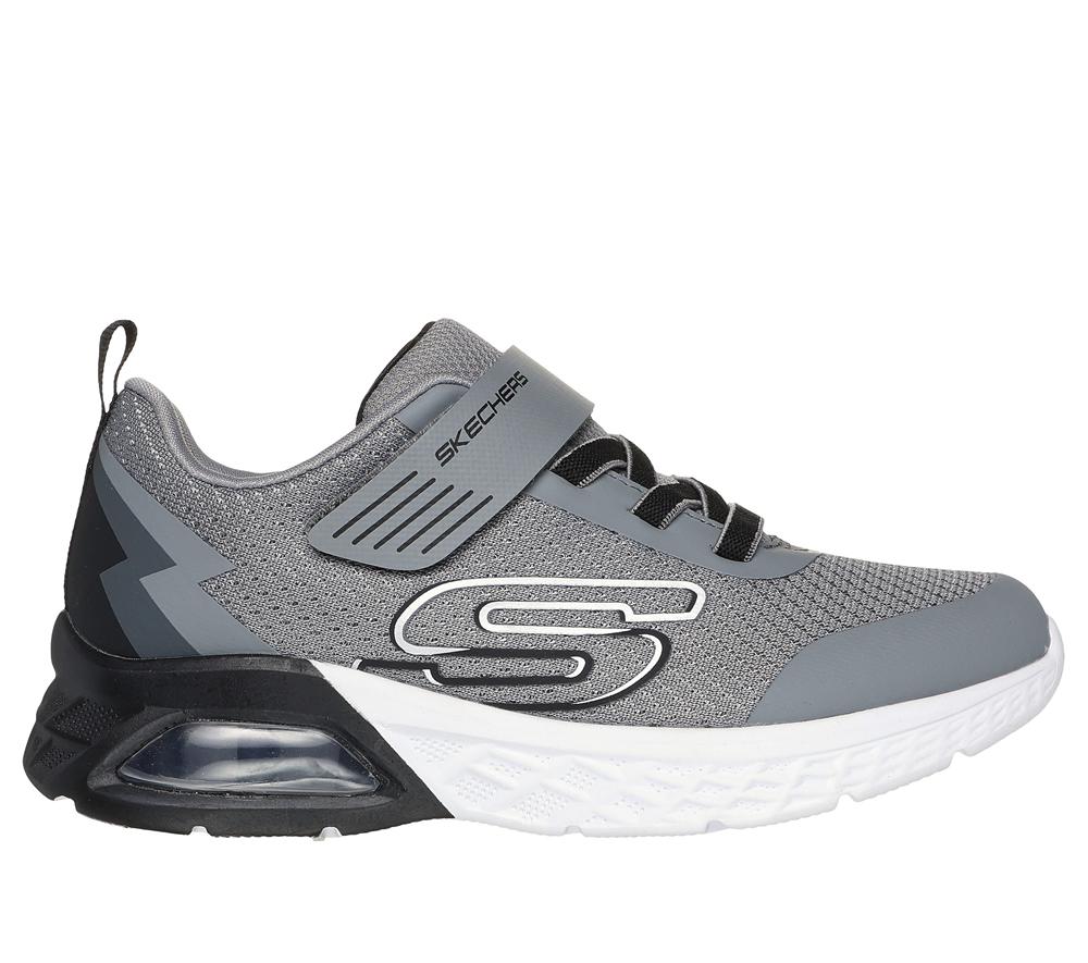 Boys\'s Skechers Microspec Max II - Vodrox Sneakers Grey / Black  USA |  1924-HGZTD
