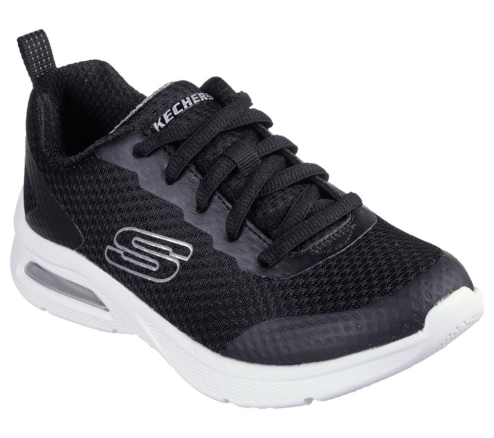 Boys's Skechers Microspec Max - Kaptix Sneakers Black  USA |  5014-EQTVJ