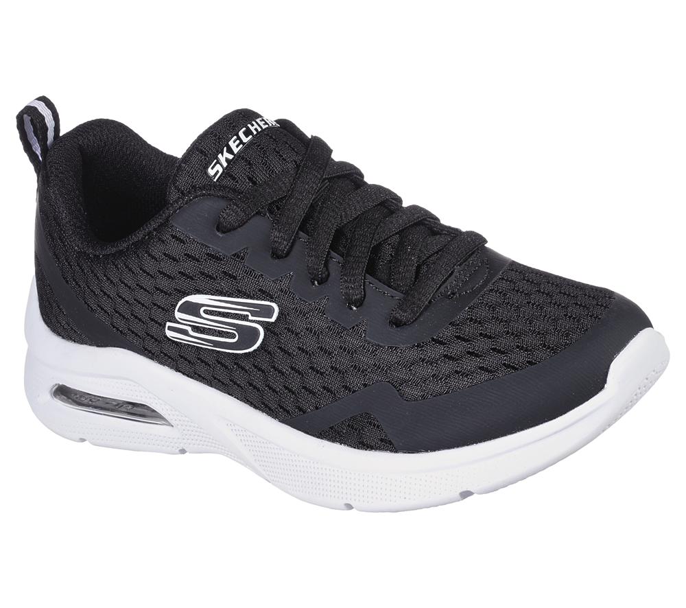 Boys's Skechers Microspec Max Sneakers Black  USA |  9425-UMYBN