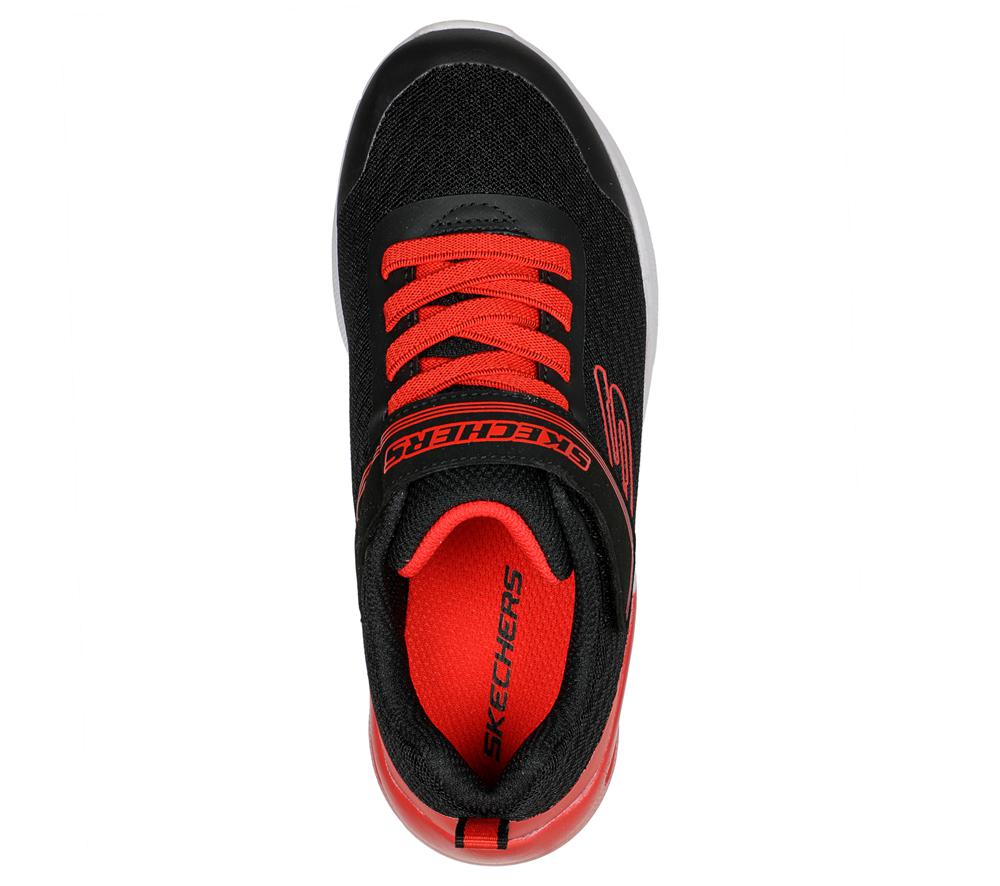 Boys's Skechers Microspec Max - Gorvix Sneakers Black / Red  USA |  6540-BYQOH