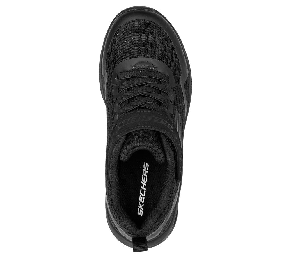 Boys's Skechers Microspec Max - Torvix Sneakers Black  USA |  3645-GLJVI