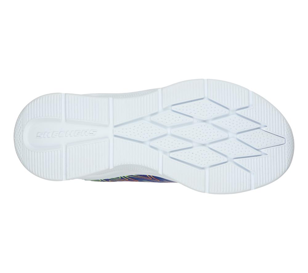 Boys's Skechers Microspec - Texlor Sneakers Blue / Orange  USA |  7589-QFXZK