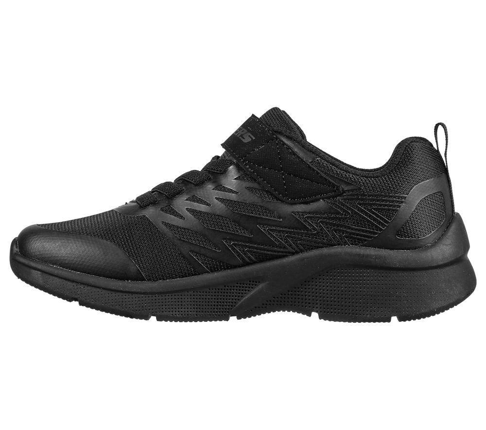 Boys's Skechers Microspec - Texlor Sneakers Black  USA |  6342-KOQJS
