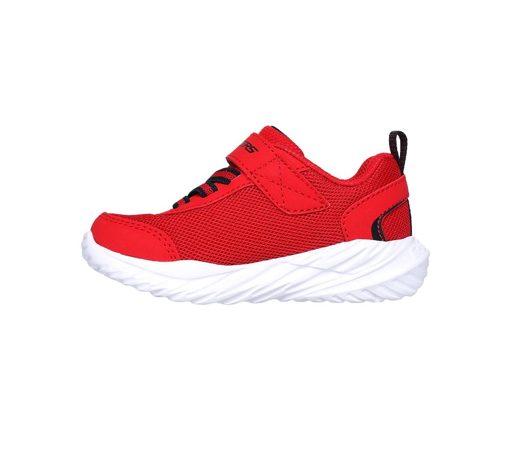 Boys's Skechers Nitro Sprint Sneakers Red / Black  USA |  7063-RZFHW
