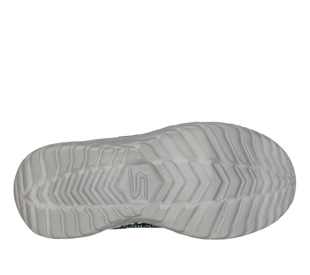 Boys's Skechers Nitro Sprint - Karvo Sneakers Navy / Lime  USA |  4920-BDVKX