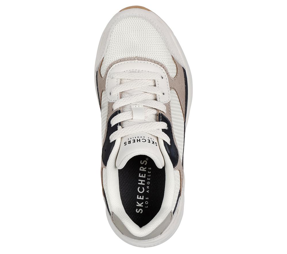 Boys's Skechers Nova Jogger - Chroma Classic Sneakers Natural / Black  USA |  1846-EWITH