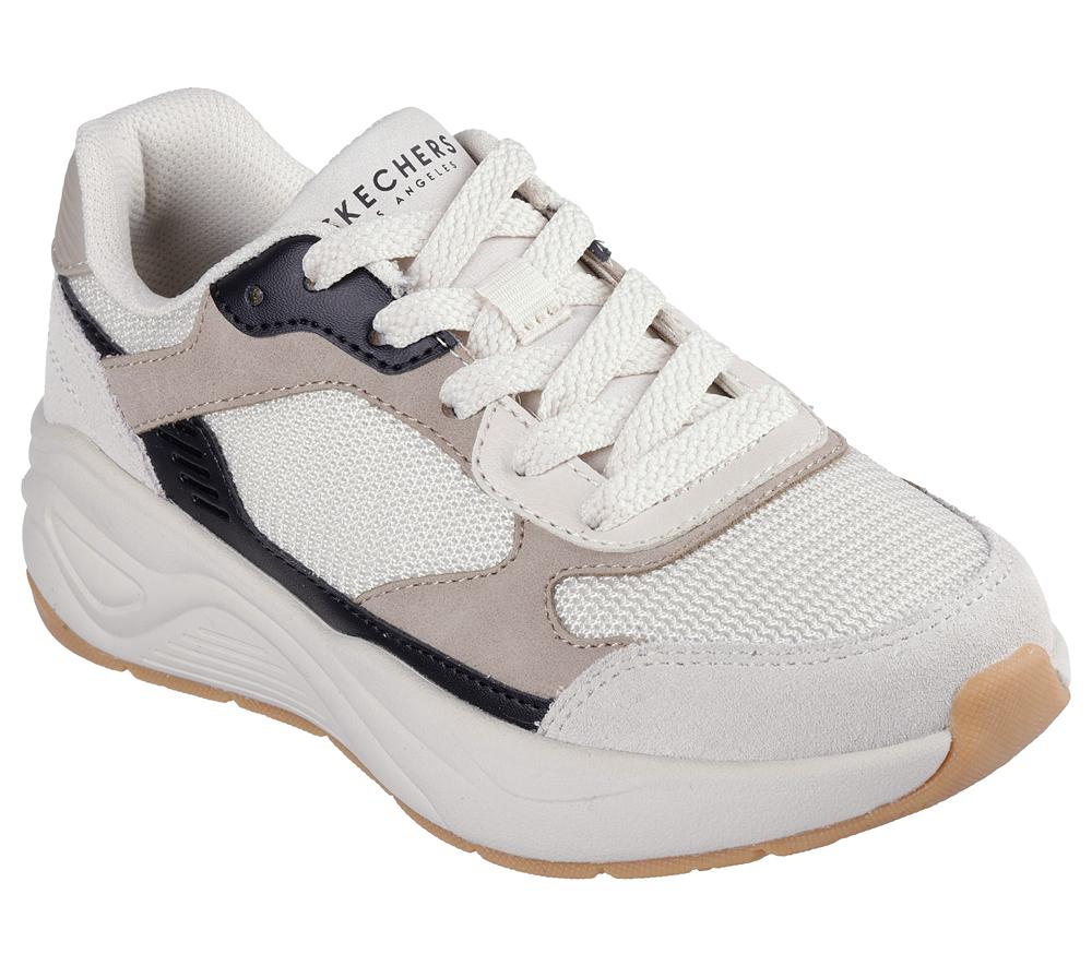 Boys's Skechers Nova Jogger - Chroma Classic Sneakers Natural / Black  USA |  1846-EWITH