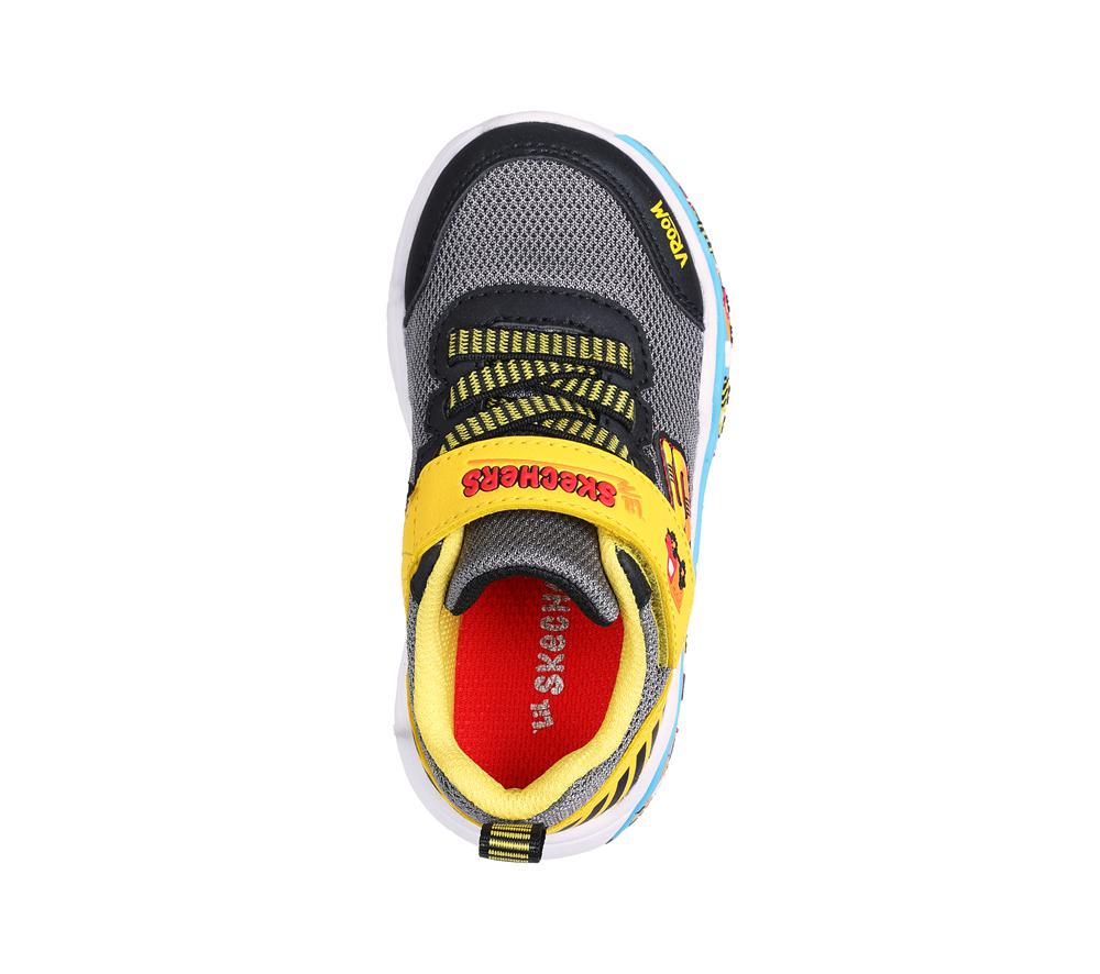 Boys's Skechers Play Scene Sneakers Black / Yellow  USA |  0214-VNEXD