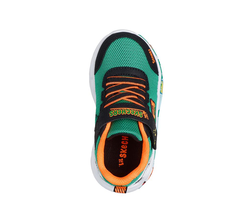 Boys's Skechers Play Scene Sneakers Green / Multicolor  USA |  4186-BGTAV