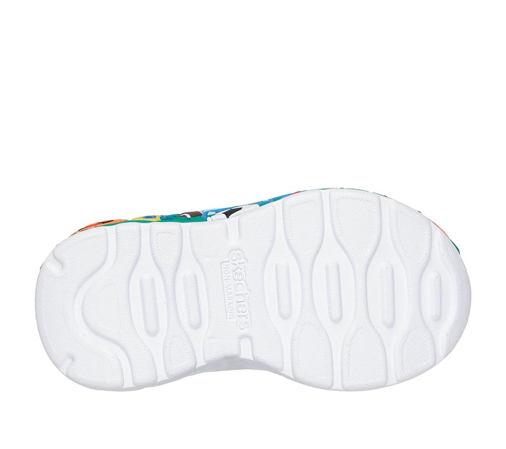 Boys's Skechers Play Scene Sneakers Green / Multicolor  USA |  4186-BGTAV