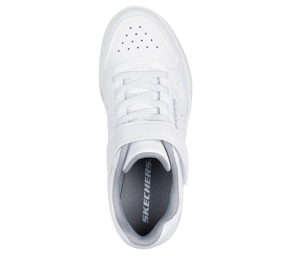 Boys's Skechers Quick Street Sneakers White  USA |  4271-YJZMG