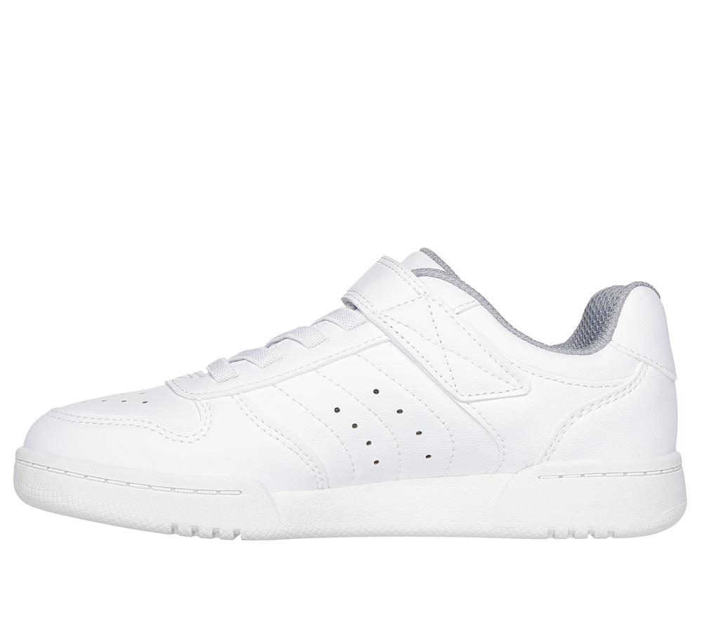 Boys's Skechers Quick Street Sneakers White  USA |  4271-YJZMG