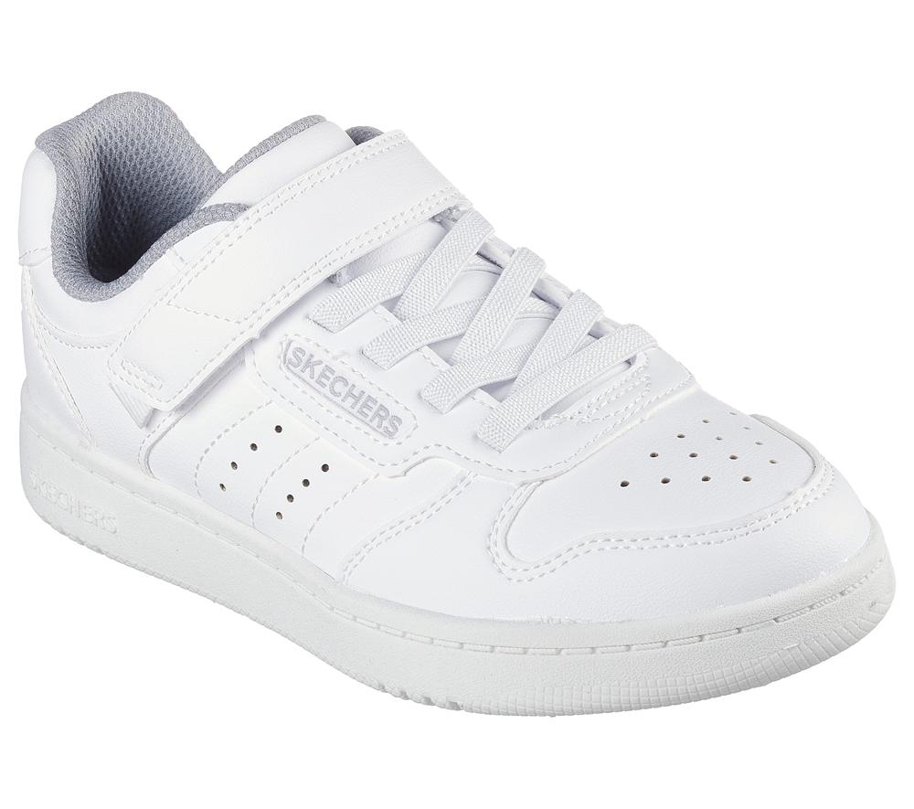 Boys's Skechers Quick Street Sneakers White  USA |  4271-YJZMG