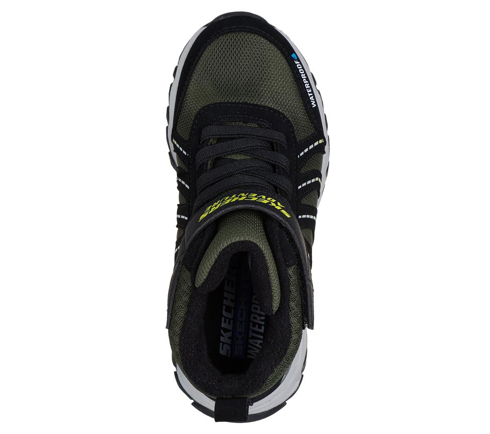 Boys's Skechers Rugged Ranger - Storm Trail Sneakers Black / Green  USA |  4871-TYDMW