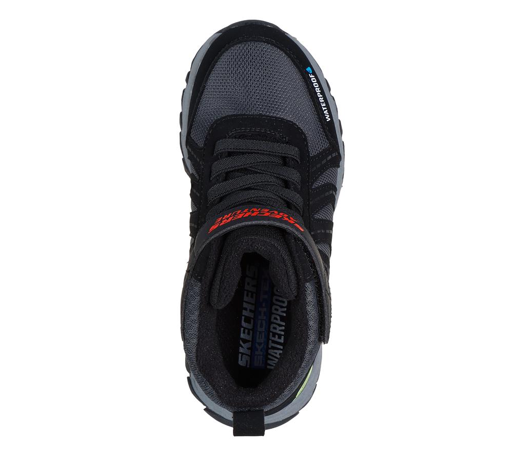Boys's Skechers Rugged Ranger - Storm Trail Slip On Shoes Black / Red  USA |  7269-LBADF