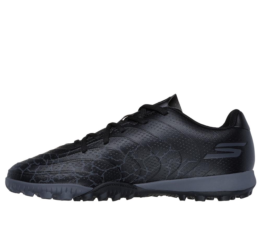 Boys's Skechers SKX_1.5 Jr Youth TF Sneakers Black / Silver  USA |  0198-DTXPQ