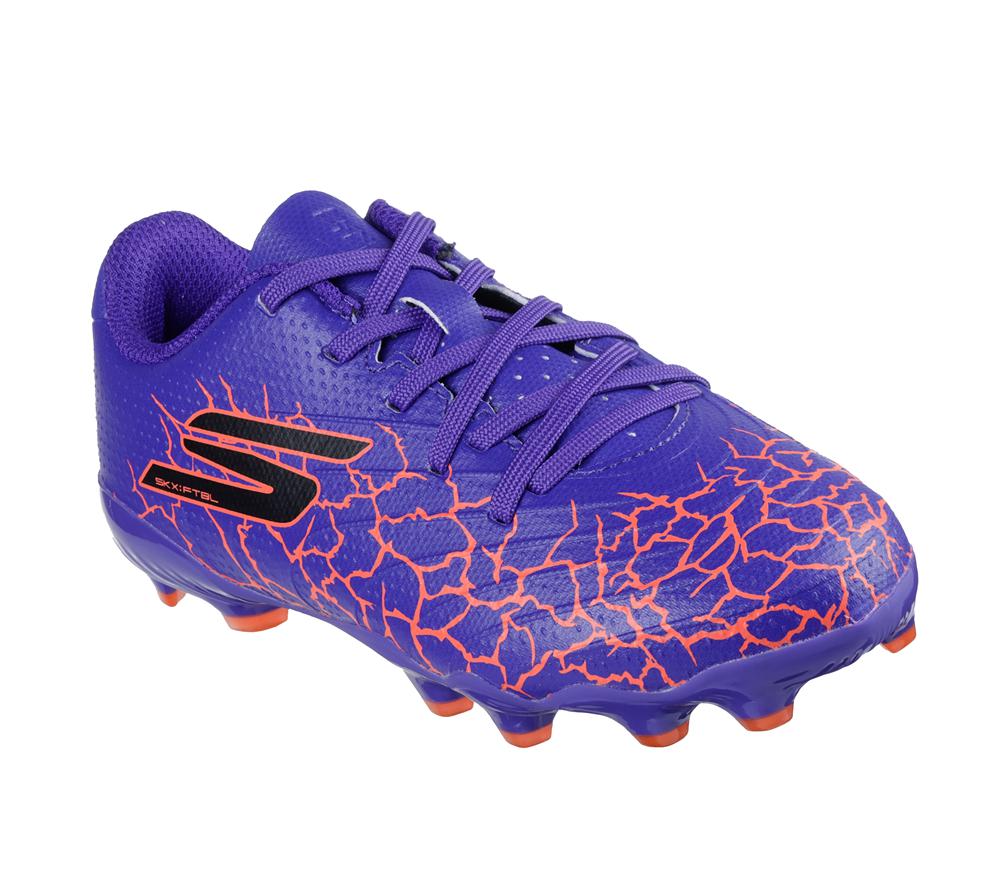 Boys's Skechers SKX_ 1.5 Jr Td FG Sneakers Purple  USA |  4712-SMJKE