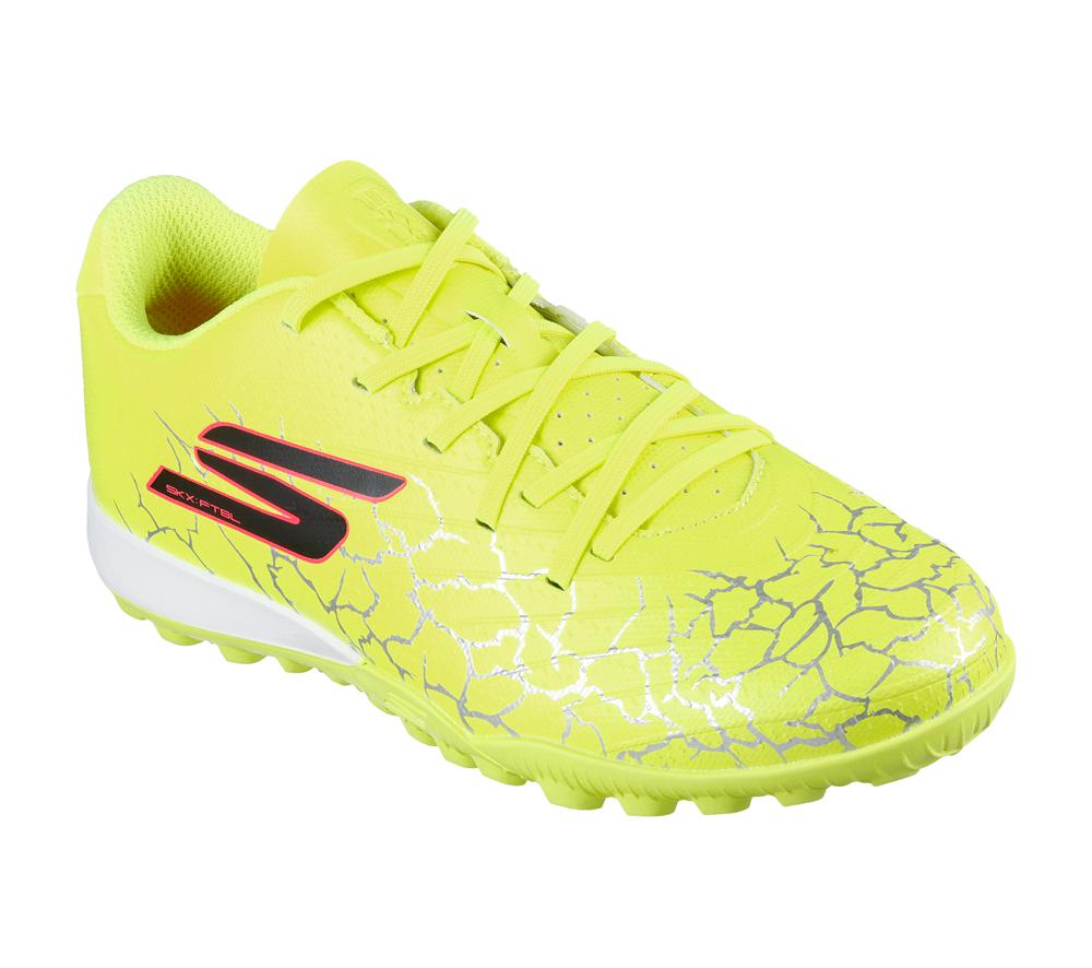 Boys's Skechers SKX_ 1.5 Jr Td TF Sneakers Yellow / Black  USA |  4875-NJKUP