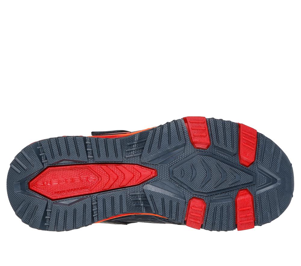 Boys's Skechers S-Lights: Hydro Lights - Heat-Tread Light Up Sneakers Charcoal / Orange  USA |  5206-CXNGL
