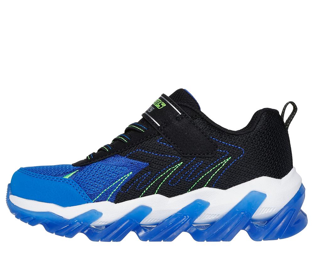 Boys's Skechers S-Lights: Mega-Surge 2.0 Sneakers Black / Lime  USA |  5890-WIALD