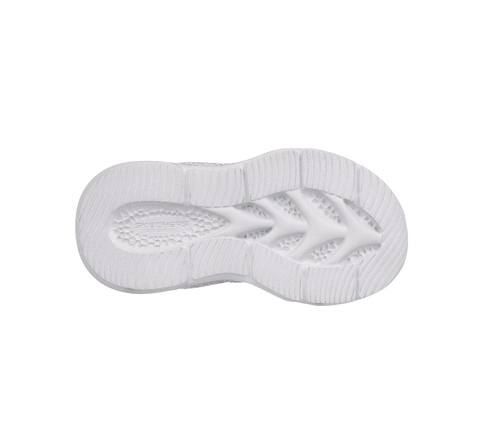 Boys's Skechers S-Lights: Meteor-Lights Slip On Shoes Black / Grey  USA |  5496-BTPOS